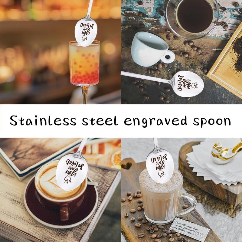 Christmas Gifts for Wife Husband Coffee Spoon Gifts for Girlfriend