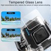 FitStill 148FT/45M Underwater Waterproof Diving Housing Compatible for Go Pro