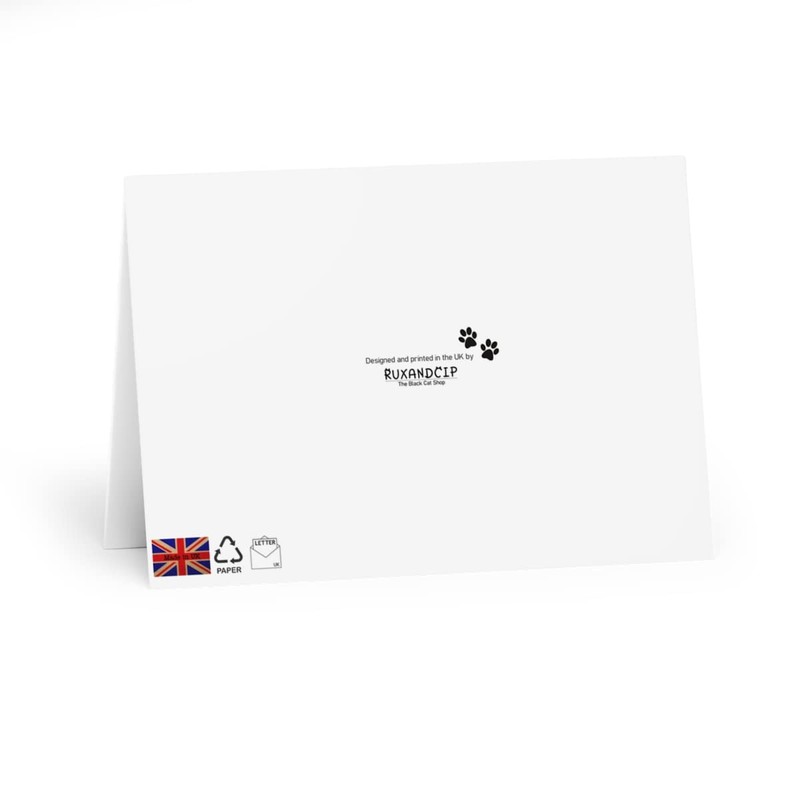 Congrats Card with Black Cat Peeking - Achievement and Well
