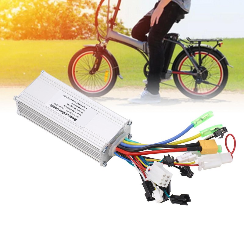 36V 48V 500W 28A Electric Bike Brushless Controller Aluminum Alloy