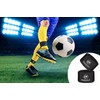 Shin Pads (Black) with Strap, QUICKFLX with EVA for Adults