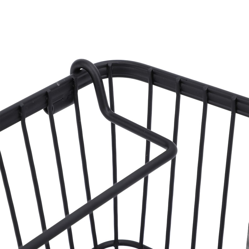 Freezer Basket Stackable Open Front Wire Storage Bin with Foldable