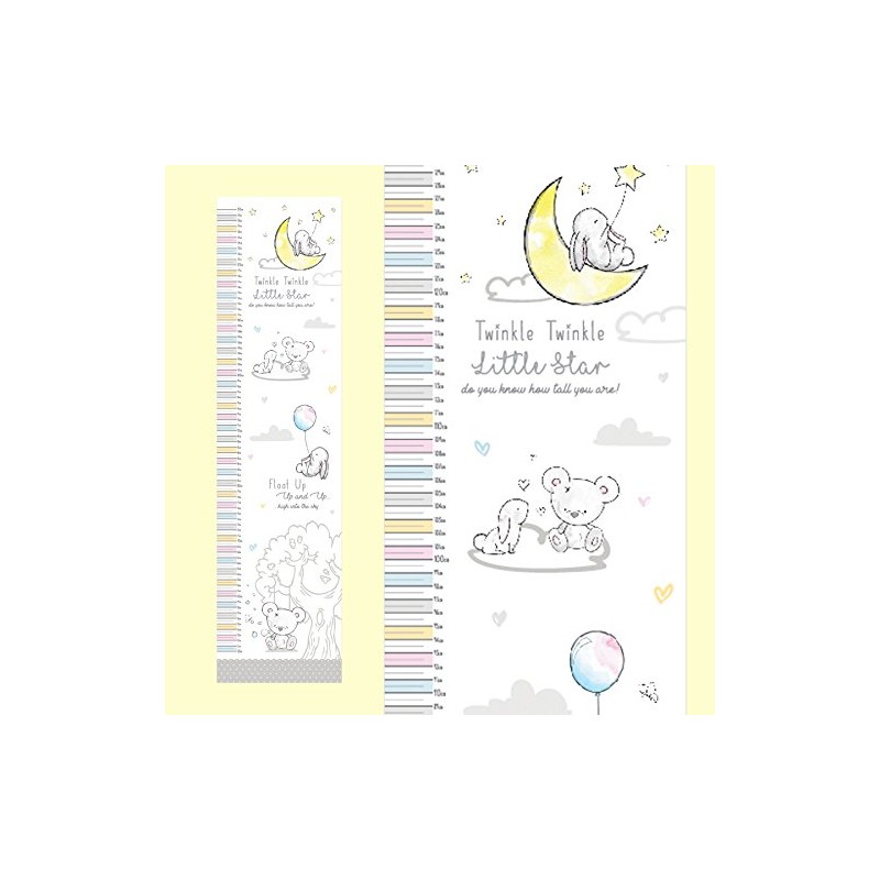 Hugs & Kisses Baby Height Chart - Measures From 50cm