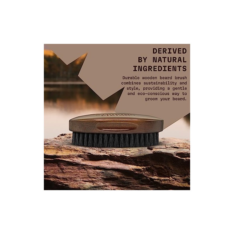Striking Viking Beard Brush for Men - 4.3 in, Beech