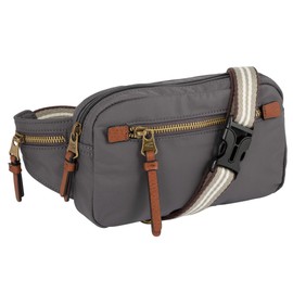 camel active Bari Women's Belt Bag Bum Bag, Dark Grey, S, 000100