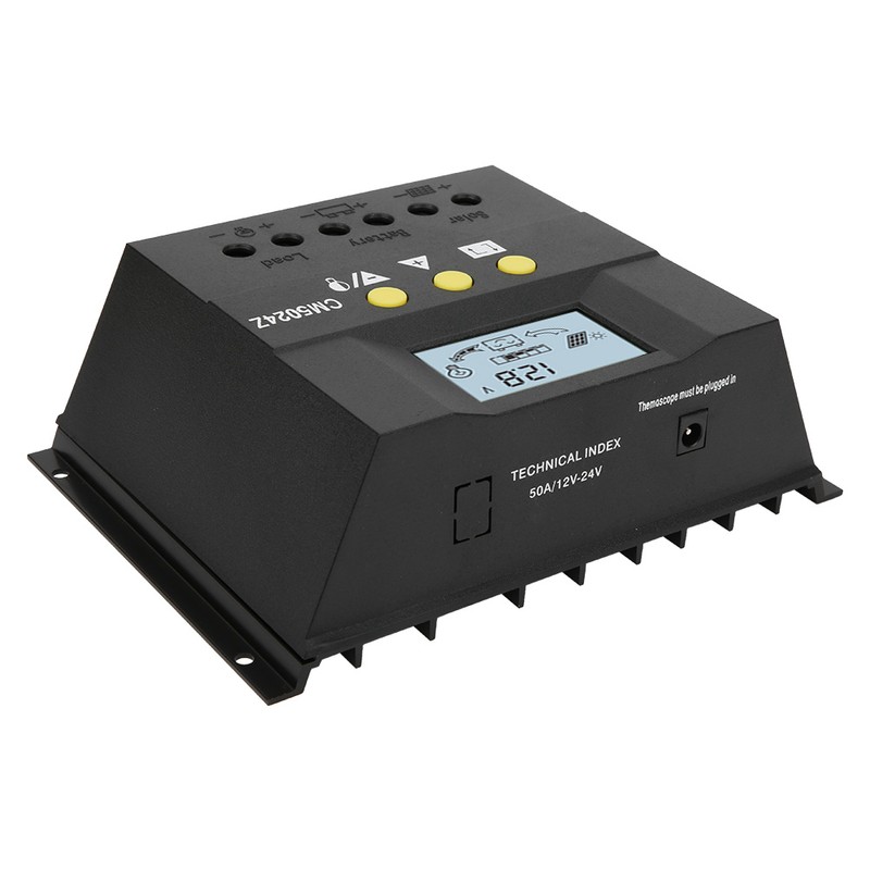 Solar Charge Controller PWM Charger Regulator with Temperature Sensor CM5024