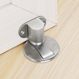 Quiet Home No-Drill Magnetic Door Stopper for Entry & Room Doors Door Catcher 2ea