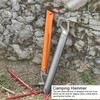 Camping Hammer, Tent Accessories, Stainless Steel Camping Hammer Tent Stake