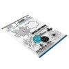 Florilèges Design Clear Polymer, Clear and Metal Stamp 15.5 x
