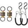 Maxcatch Magnetic Fly Fishing Net Release Holder with Carabiner Clip
