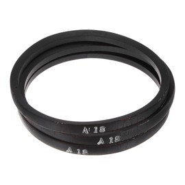 uxcell 3pcs A18 Wrapped Rubber Belt, A-Section V Belt 20" Outside Circumference x 0.51" Width x 0.32" Thick, Industrial Power Transmission Belt