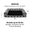 Furhaven Cooling Gel Dog Bed for Medium/Small Dogs w/ Removable