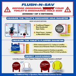 2 INCH DUAL FLUSH VALVE COMPLETE CONVERSION KIT AND OVERFLOW WATER CONSERVER - WITH HANDLE