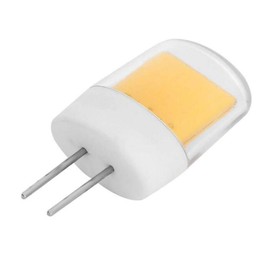 G4 LED Bulbs G4 Bin-pin Base Dimmable 2.5W(Equivalent to 20W Halogen Bulbs Replacement)110V Warm White 3000K LED Corn Light Bulbs,Ceramic Base,1Pcs 1511 COB,Pack of 4