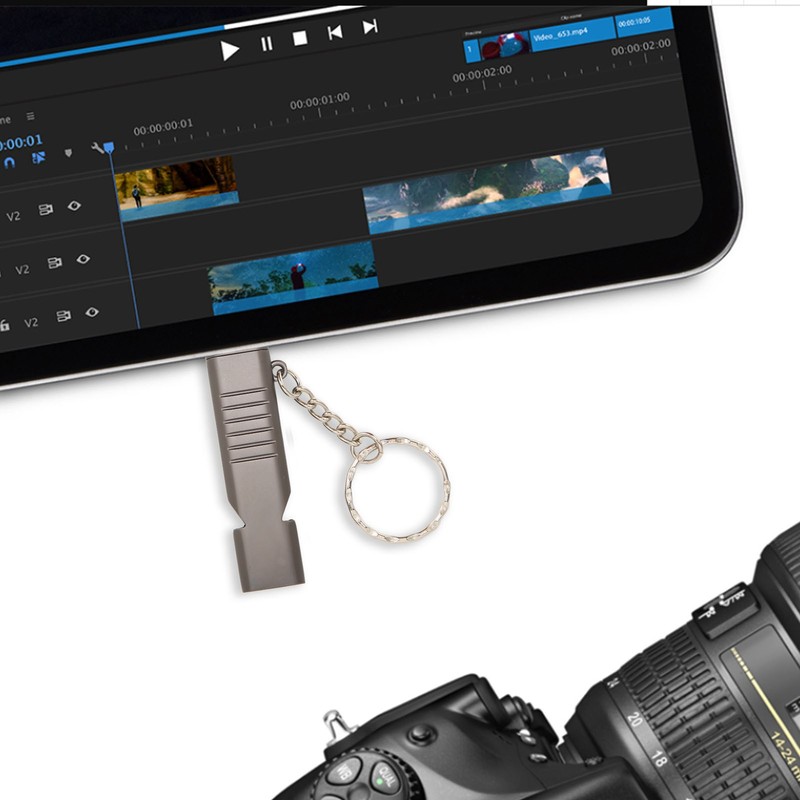 Whistle Flash Drive SOS Outdoor Waterproof 120dB Sound Multifunction Zinc