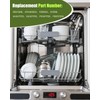 00611388 Dishwasher Shower Head Spinner Fit for Bosch/Thermador/Gaggenau, Dishwasher Water