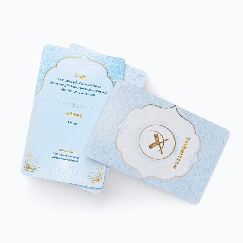 Islamic Game Quiz Cards Prophet Muhammed and Islam Gift Eid