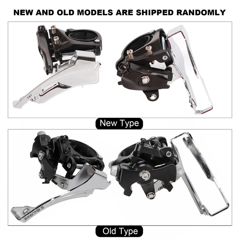 LeBycle 6/7/8 Speed Bike Front Derailleur Rustproof Bicycle Front Derailleur