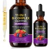 Vitamin B Complex Liquid Drops 60ml, Complex Liquid Supplement with