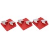 3Pcs Diamond Grinding Shoes Dovetail Concrete Aggreesive Cutting 2 Arrow
