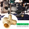 3 Way Check Valve Male Thread 3-Way Brass Air Compressor