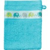 Erwin Müller Walk-Frottier Children's Wash Mitt with Elephant Border, Pack