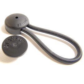 StayPut Shock/Bungee Cord Fastener, Black, Select The Quantity You Need (25 of Each Piece)