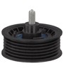 febi bilstein 33941 Idler Pulley for auxiliary belt, with screw,