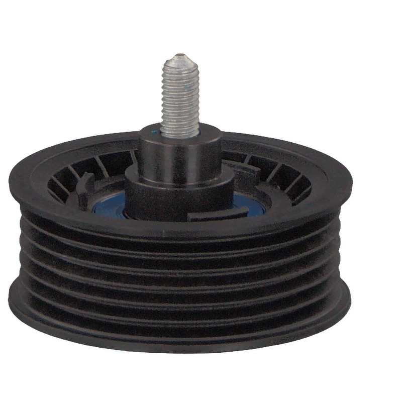 febi bilstein 33941 Idler Pulley for auxiliary belt, with screw,