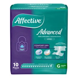 Pañal Para Adulto Affective Advanced Talla Grande Unisex