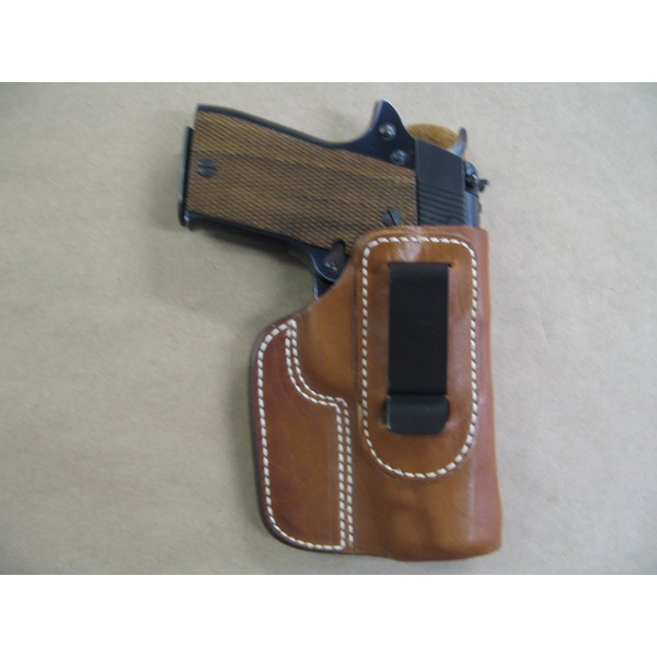Star PD .45 IWB Leather in Waistband Concealed Carry Holster TAN RH