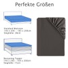 Soifox Fitted Sheet 140 x 200 cm Winter - Anthracite
