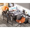 ODK 40 Inch Small L Shaped Gaming Computer Desk with