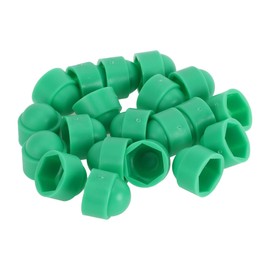INFINAUTO Wheel Lug Nut Bolt Exterior 19mm Rims Tire Nut Screws Dust Cap Cover Nut Protection Plastic Green