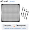 ECOOPTS 36"x36" Air Conditioner Top Mesh Cover with Bungee Cords