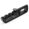 Black 4 Stage Knife Sharpener Adjustable Angle Household Blade Sharpener