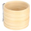 12Pcs Bamboo Embroidery Hoops Adjustable Cross Stitch Frame Circle Sewing