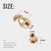 HQPARRTS for Grandfather Clock Weight Shell Hook and Nut Set