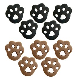Tennis Racket Vibration Dampeners 10 Packs Bear's-paw Tennis Racquet Shock Absorbers (10 Packs Bear's-paw)