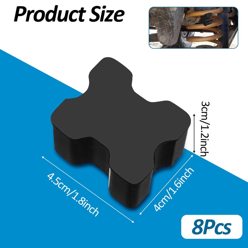 8 Pcs Coil Spring Spacer Kit, Coil Spring Spacer Lift