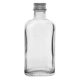 EISCO Labs McCartney Bottle, 100ml Capacity, 5.25 Inches Tall, Narrow Mouth with Rubber Liner, Aluminum Cap - Premium Lab Quality