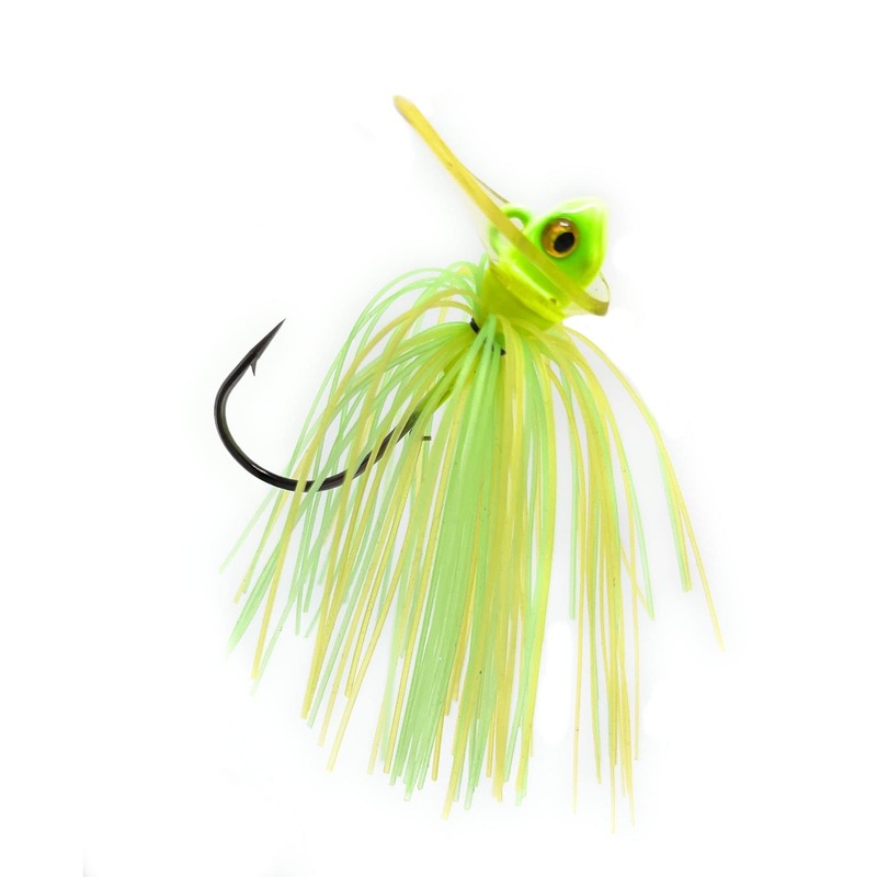 Reaction Tackle Scrounger Jig - 1/2 oz - Chartruese Tiger