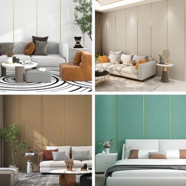 32.8ft Peel and Stick Molding Trim, Flexible Mirror Wall Ceiling Floor Cabinet Tile Edge Moulding