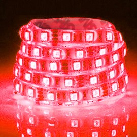 Seaponer Pontoon Boat Light, Marine Led Light Strip for Duck Jon Bass Boat Sailboat Kayak Flex Lighting for Boat Deck Accent Courtesy Interior Lights Fishing Night, Red, 12v, 5m(16.4ft)