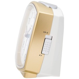 CASIO(カシオ) 置時計 電波時計 アナログ ベル音アラーム Sゴールド・TQ-740J-9JF