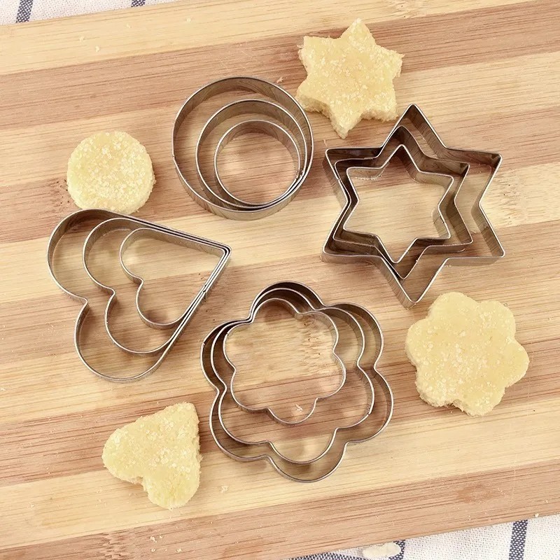30set Cortadores Galletas Pastel Decoración Reposteria Molde