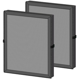 MK04 Air Filter Replacement for MK04 MG04JH Air Purifier, PETOX 4-in-1 H13 True HEPA High-Efficiency Activated Carbon Filter, Smoke Remover Version (2 Pack)