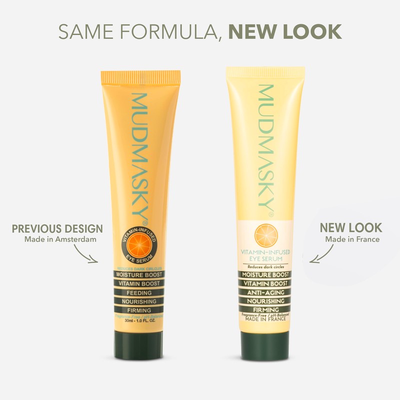 MUDMASKY Vitamin-Infused Eye Serum 1.0 FL. OZ. - MADE IN