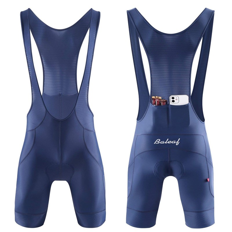 baleaf Men's Cycling Bib Shorts 4D Padded, Road Bike Cycling