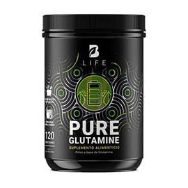 B Life Glutamina Micronizada 600 Gramos | 120 Servicios para Entrenamiento, Recuperación Muscular y Bienestar Integral